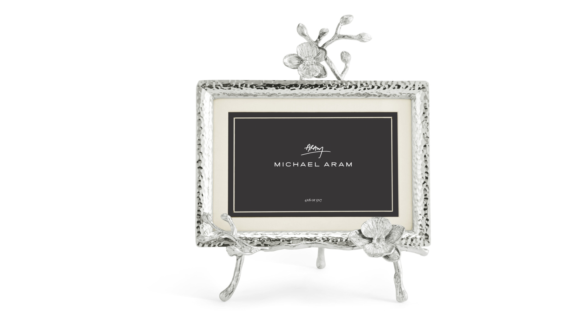 111814 White Orchid Easel Frame Main