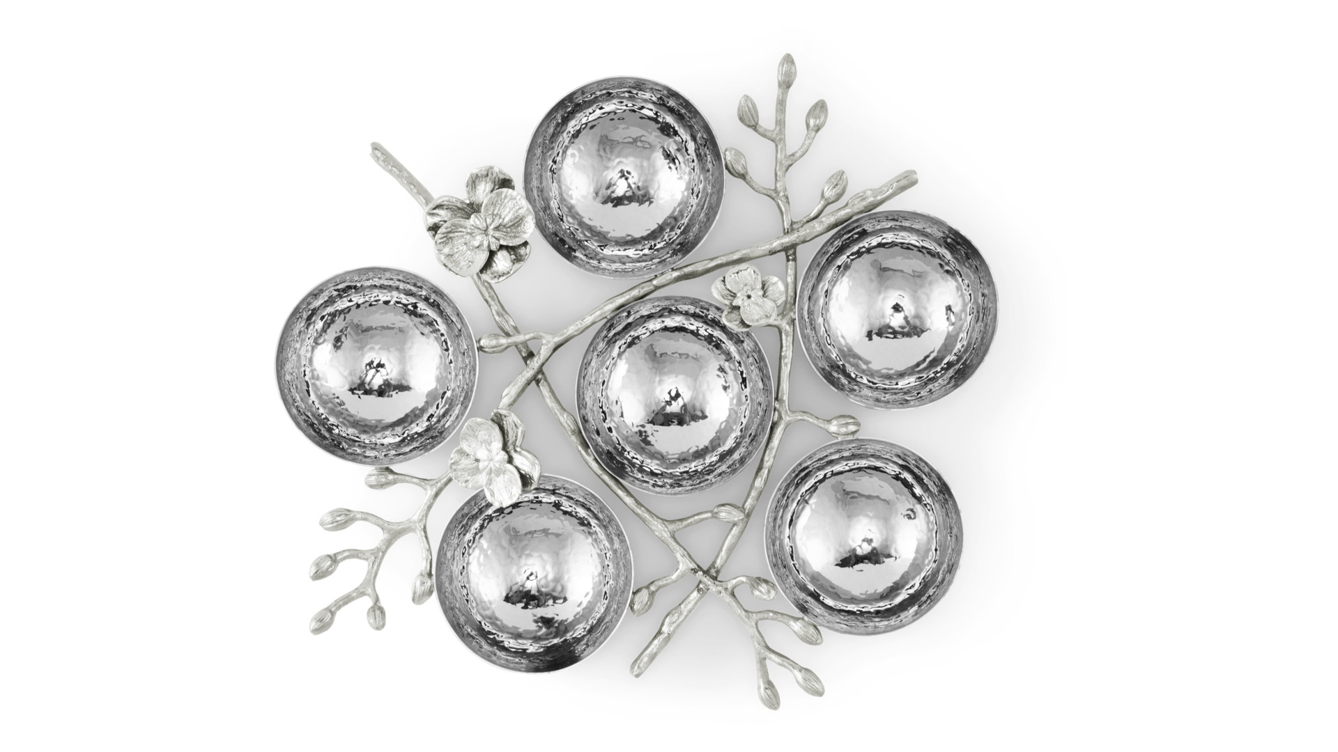 11848 White Orchid 6-Compartment Plate 2