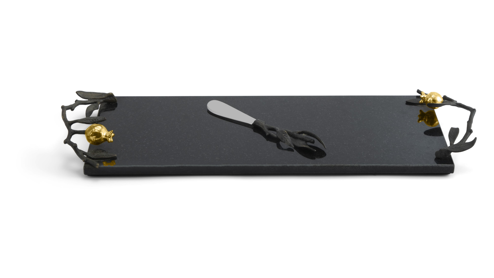 175267 Pomegranate Small Cheese Board w_ Knife 1