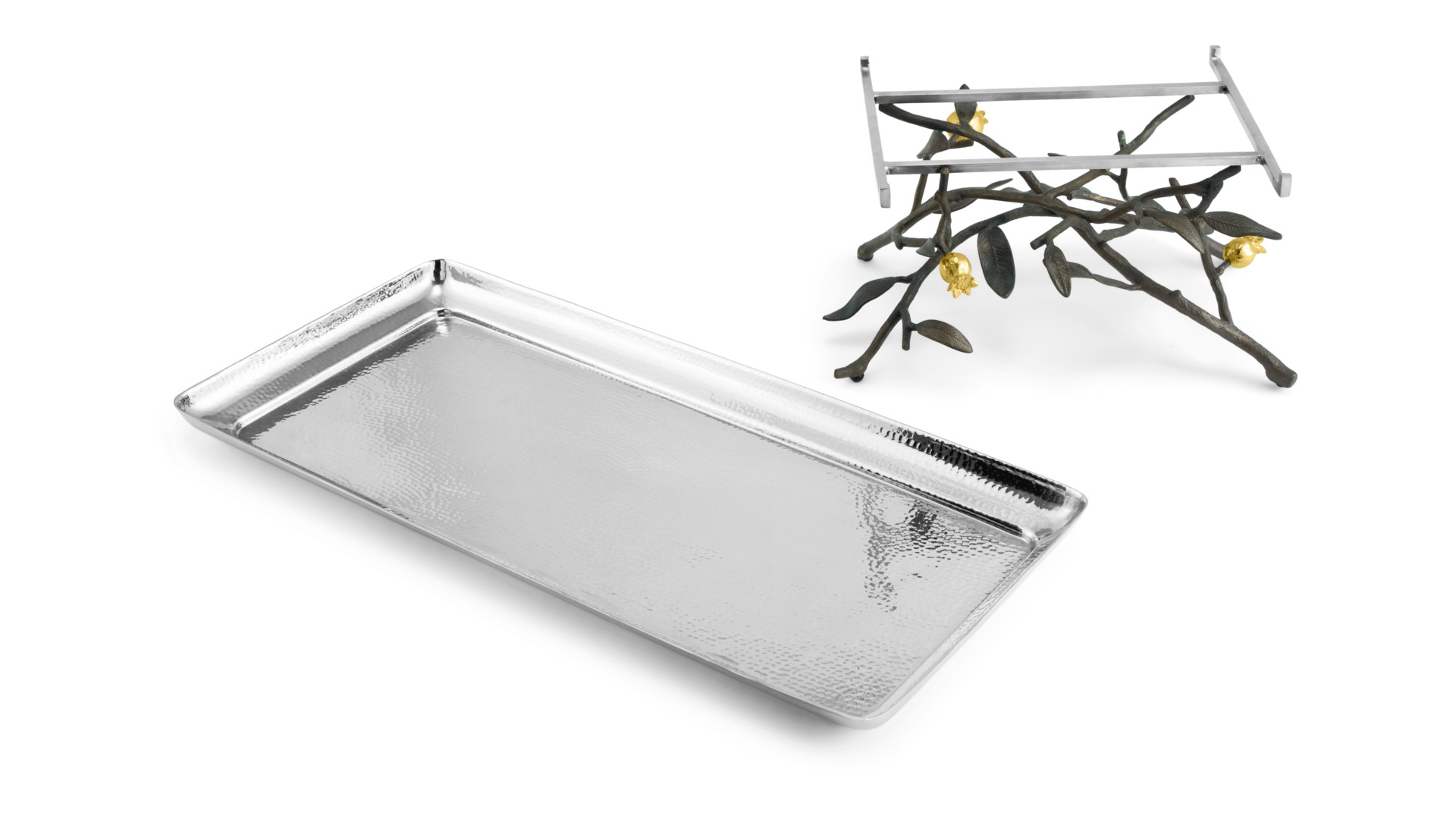 175326 Pomegranate Footed Centerpiece Tray 4