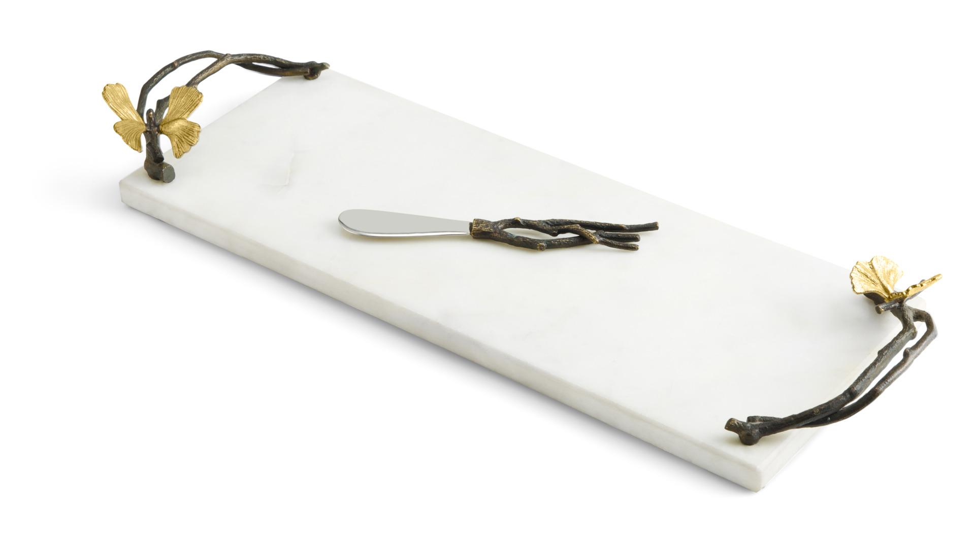 175782 Butterfly Ginkgo Small Cheese Board w- Knife Alt 2